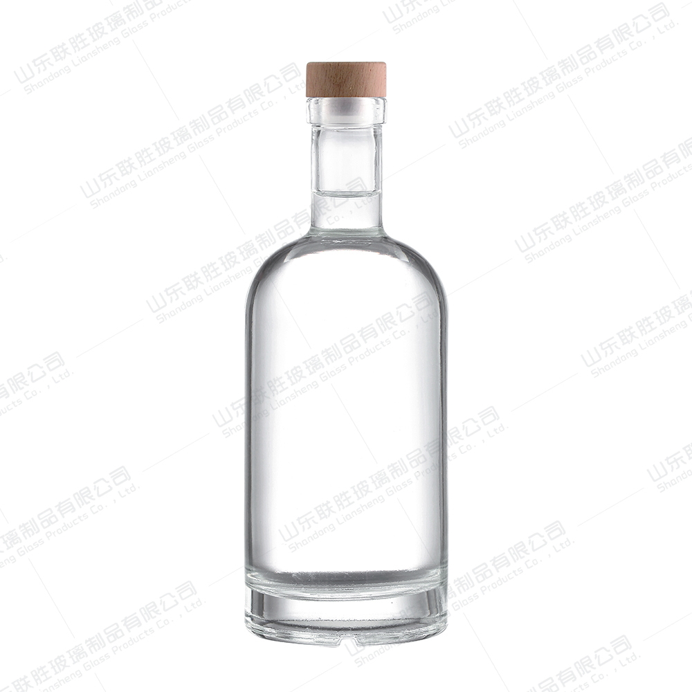 350ml 500ml 700ml 1000ml Glass Wine Bottle With Glass Collar Healthy Lead Free Bottle