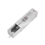 White Paper Cardboard Wine Drawer Box With Metal Plate Logo