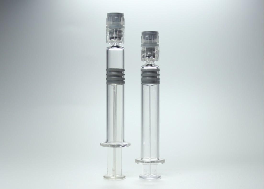 5.0 Neutral Borosilicate Glass Prefilled Syringes 2.25ml Capacity For Medical
