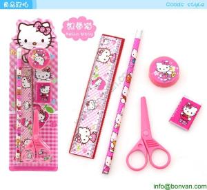 Wholesale School Gift Pencil Eraser set,Yiwu Cute Cartoon Children Stationery Set from china suppliers