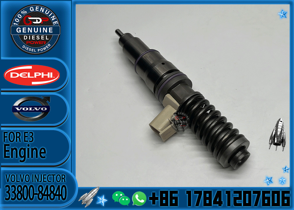 Common Rail Injector 33800-84840 5001867216 7420708597 20708597 7421582094 7421644596 21582094 85003948 FOR VOL