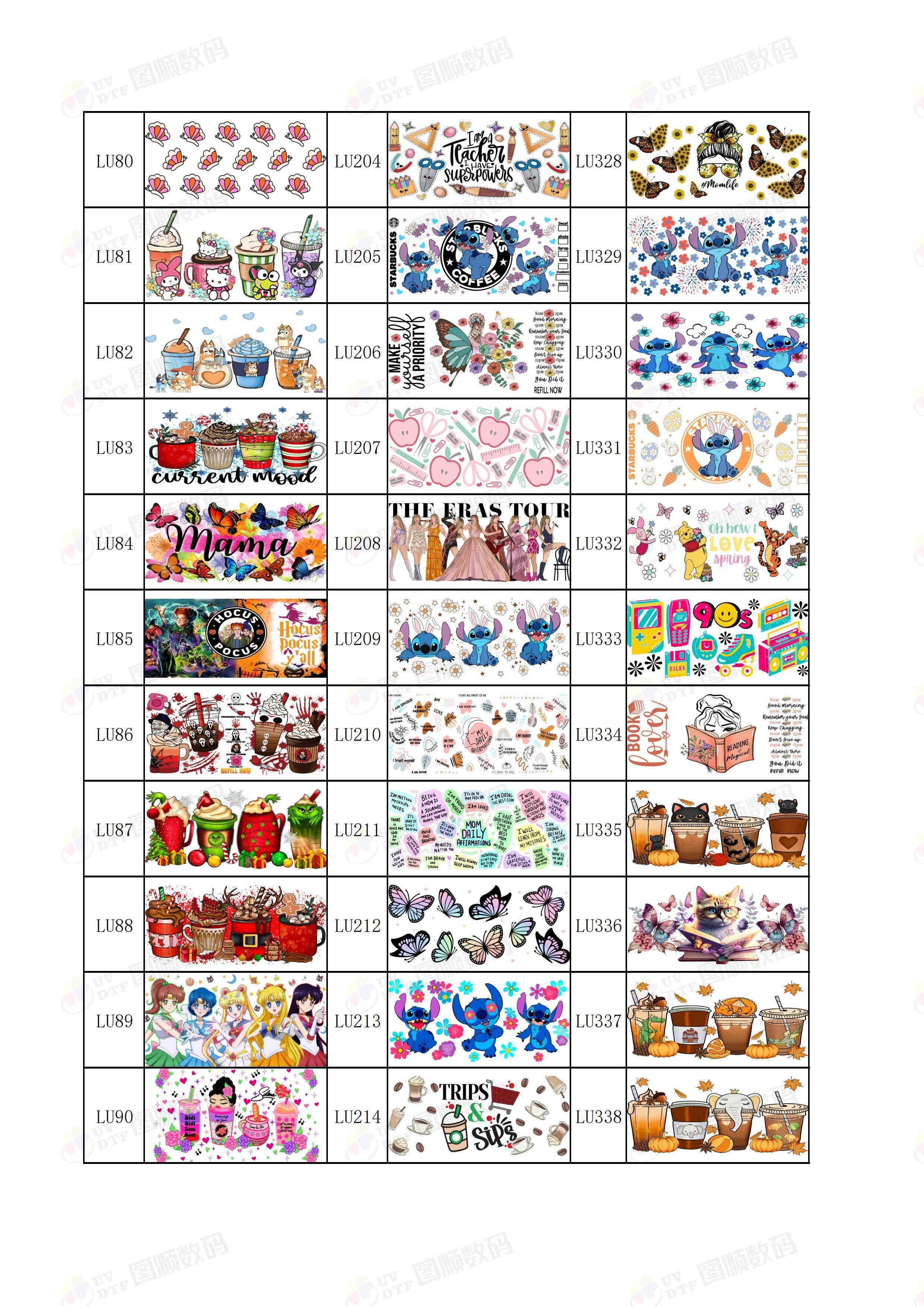 0.1mm Removable Printable UV DTF Cup Transfer Paper For Glass