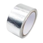 HVAC Reinforced Aluminum Foil Scrim Kraft Tape 3 Way FSK Solvent Rubber Resin