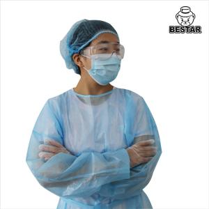Wholesale Level 2 SPP PE Plastic Disposable Isolation Gown For Medical from china suppliers