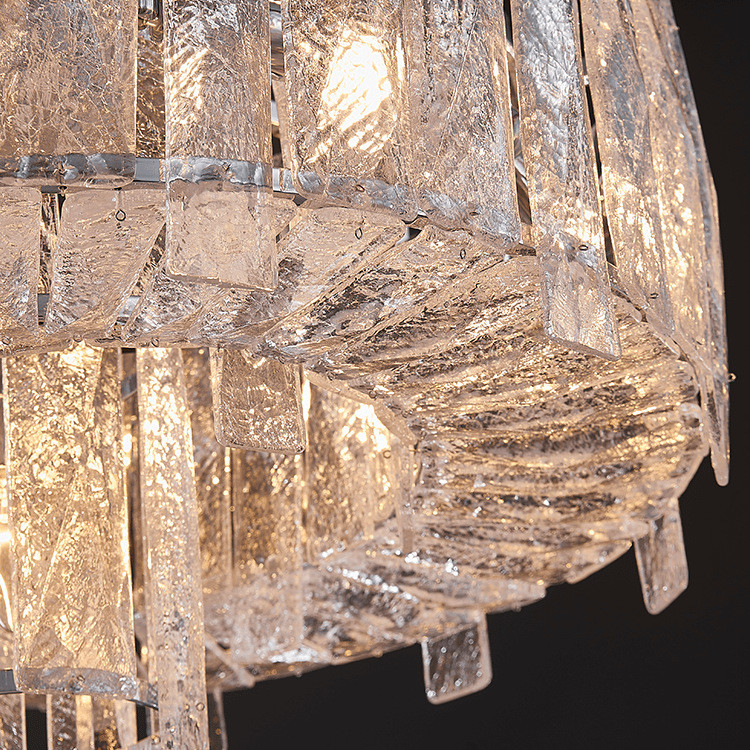Fashion Postmodern Creative Art Minimalist Chandelier Lamp For Living Room Nordic Luxury Glass Chandelier Light Modern Pendant Light