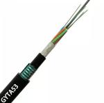 Outdoor Single Mode Fiber Optic Outdoor Cable G652d Double Sheath For Communicat