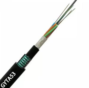 Wholesale Outdoor Single Mode Fiber Optic Outdoor Cable G652d Double Sheath For Communication from china suppliers