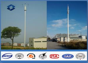 Wholesale Microwave Mobile Cell Phone Tower Telecommunication pole HDG &amp; Powder Coated from china suppliers