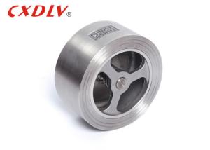 Wholesale Single Way Wafer Check Valve Ultra Thin Single Lobed Stainless Steel / Carbon Steel from china suppliers