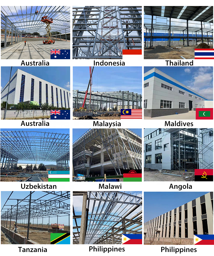 Prefab Metal Shop Buildings , Modern Industrial Structural Fabrication