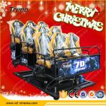 Amusement Park Gun Shooting 7D Cinema Equipment With 6 DOF Electric Platform