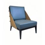 Leisure Solid Wood PU Leather Living Room Bedroom Lobby Hotel Furniture Chair