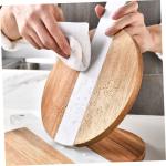 Kitchen round cutting board Marble acacia wood splicing cutting board with
