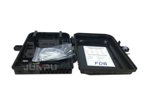 Wholesale wall Black Outdoor Fiber Optic Distribution Box IP65 witj sc adapter from china suppliers
