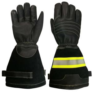 Wholesale Long Cuff EN388:2016 Firefighter Gloves With Reflective Tape from china suppliers