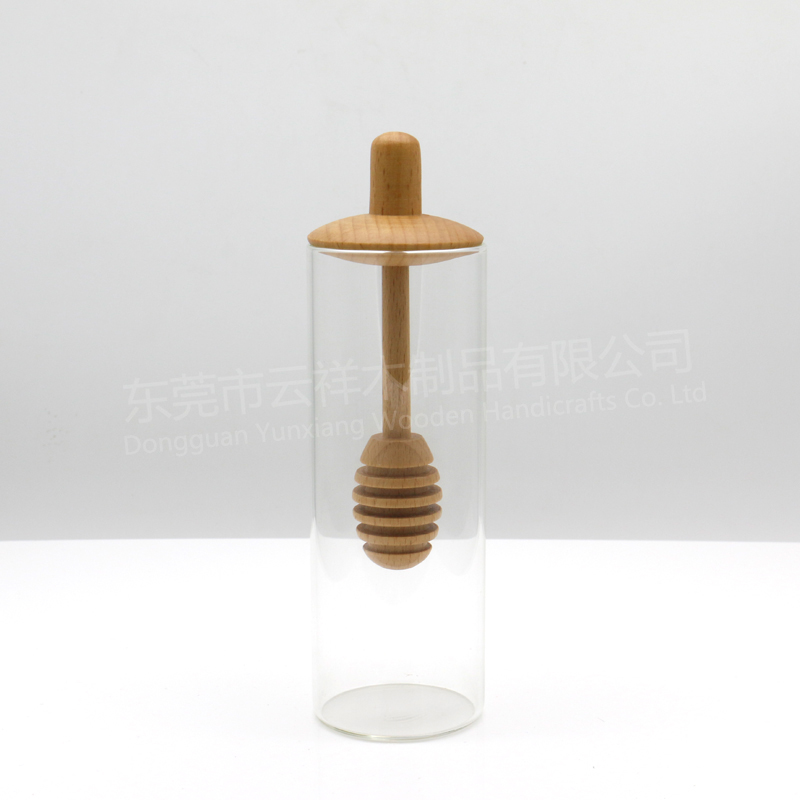 Customized Logo Wooden Muddler Individually Wrapped Wedding Party Honey Dipper Sticks