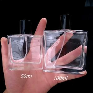 Wholesale 50ml 100ml Glass Perfume Spray Bottle With Your Logo refillable perfume bottle from china suppliers