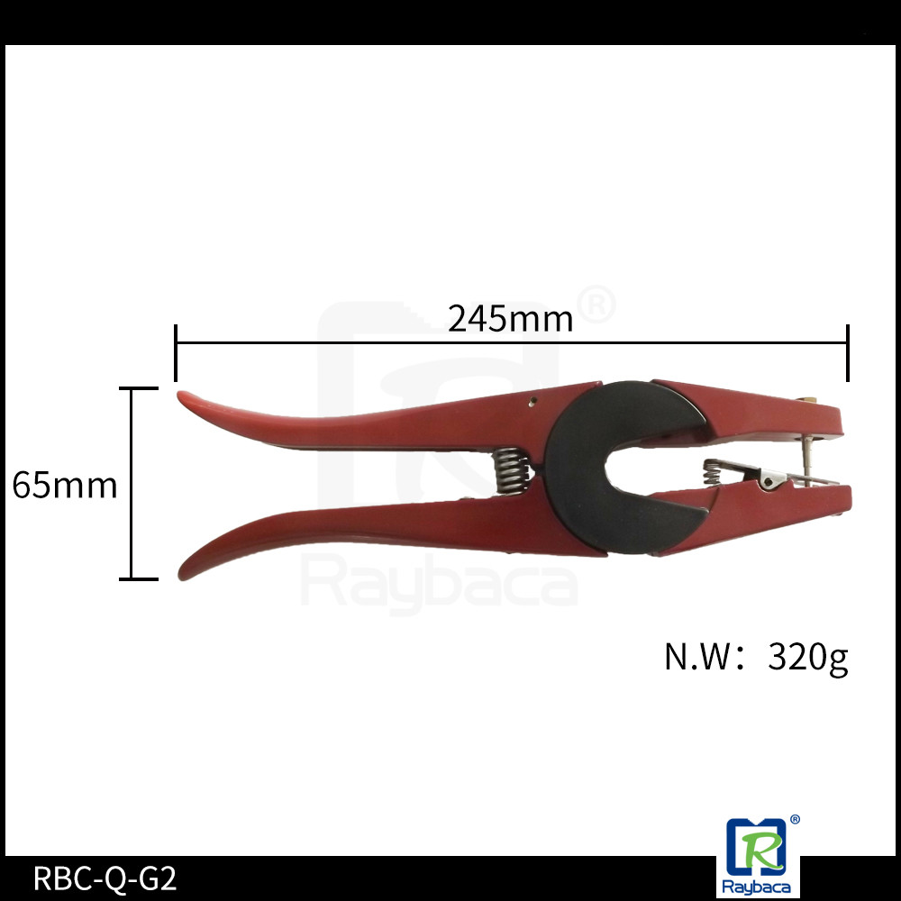 Lightweight Cattle Tag Applicator Aluminum Alloy Material Automatic Lock