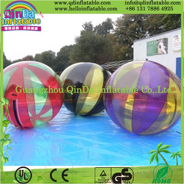 QinDaTransparent dia 2m water walking ball/ inflatable water balls price water