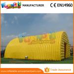 Yellow And Blue Tennis Field Inflatable Party Tent / Air Cover Inflatable Tennis