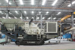 Wholesale 240-470 Kw Mobile Crushing Plants , Mobile Stone Crusher Plant Reliable Operation from china suppliers