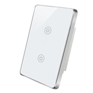 Wholesale Magnetic Relay Light Switch 2Gang Without N from china suppliers