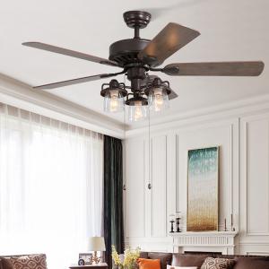 Wholesale 52Inch Crystal Cooling Air Ceiling Fan Light from china suppliers