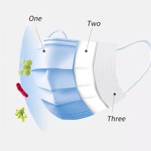 Wholesale Meltblown Filter High Quality Disposable 3 Ply Medicall Face Mask from china suppliers
