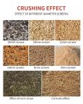 900KG/ H PTO Driven Chipper Shredder Log Wood Garden Waste Shredder 7.4kw