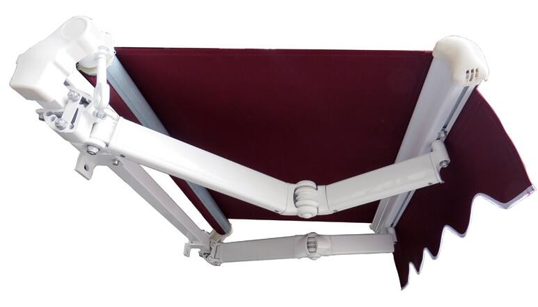 Commercial Retractable motorised cassette colorful awning