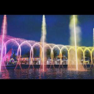 Wholesale Large Outdoor Water Fountains 3D Digital Swing Nozzle from china suppliers