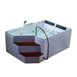 Wholesale Therapy Air Massage Bathtubs With Lights 2 Person Skirted Hydro Spa 1700x700mm from china suppliers