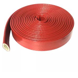 Wholesale Silicone Rubber Coated E Grade Fiberglass Fireproof Hose Sleeve Fire Resistance from china suppliers