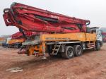 Used Sany 40-meter Concrete Pump Truck Adopts Isuzu Chassis, Which Is Economical