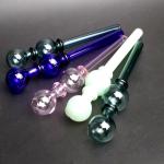 Honeybird Handmade Glass Smoking Pipe With Colors Recycler Oil Rigs Glass