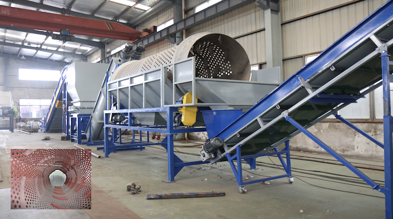 Trommel Plastic Recycling Lines HDPE Invertor Control