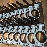 marine copper wafer type butterfly valve