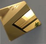 309S 310S 904L Gold Color Stainless Steel Sheet Mirror Finish For Elevator