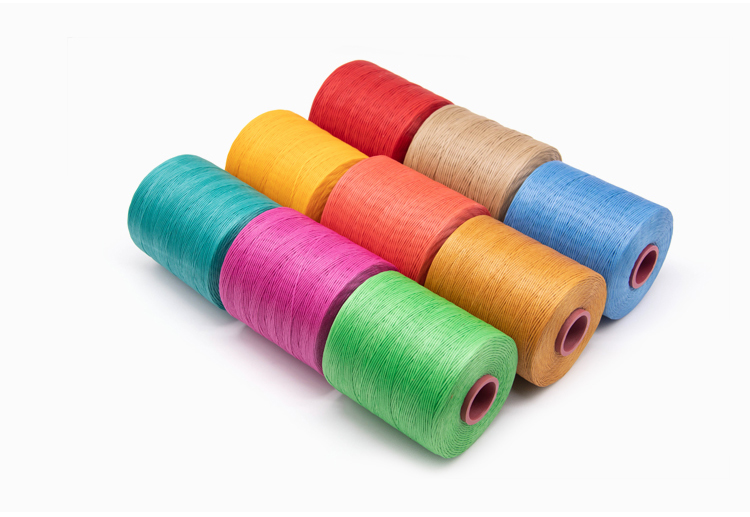 Spun Yarn Type Waxed Thread for Bracelets High Breaking Strength Polyester Sewing Thread