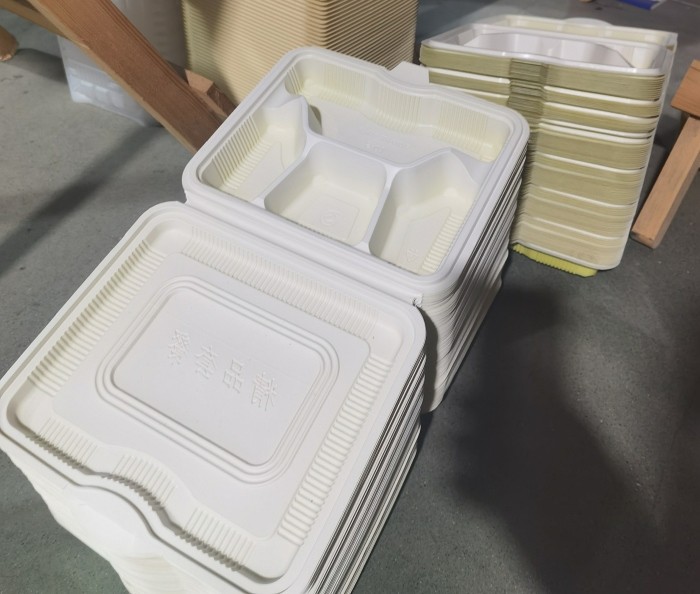 Pvc Blister Forming Machine Biodegradable Tableware Production Line