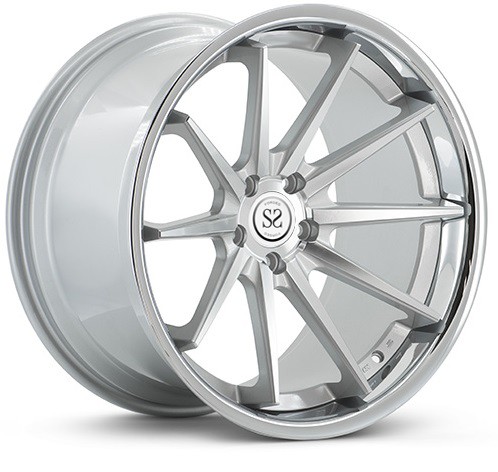 5*108 5*110 2 piece forged 5 stud alloy aluminum rim wheel
