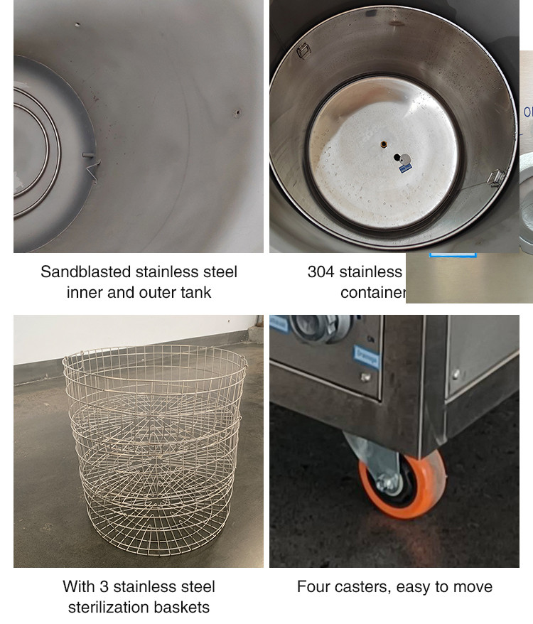 Vertical Steam Sterilizer Mushroom Autoclave 380V For Cultivation