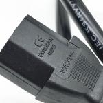1500WATTS Computer Desktop Accessories PVC 18AWG US Plug Power Cord