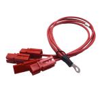 Photovoltaic Power Cable Assemblies UL1015 Circular Terminal Single Pole Plug