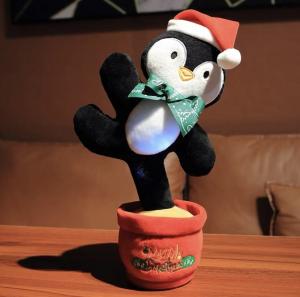 Wholesale EN71-1-2-3 Christmas Light Up Singing Animal Toys For Kids from china suppliers