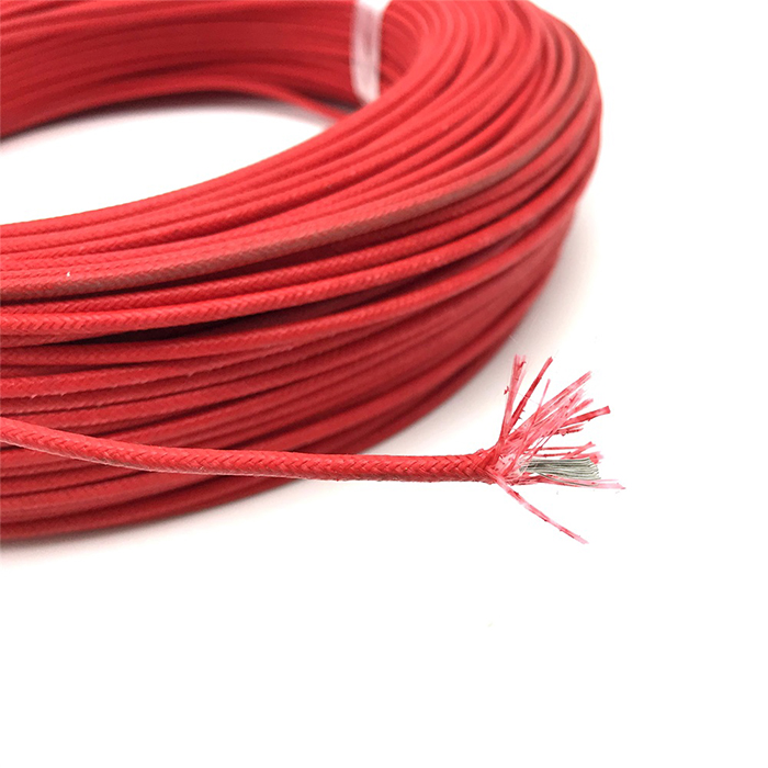 2.45mm Fiberglass Braid Silicone Rubber Insulation Wire