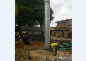 Wholesale Outdoor Monopole Telecom Tower Flanged or Overlap Type Telecommunication Tower from china suppliers