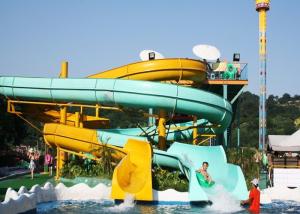 Wholesale Outdoor Spiral Slide Water Slide Playground For Amusement Park 1 Year Wanrranty from china suppliers