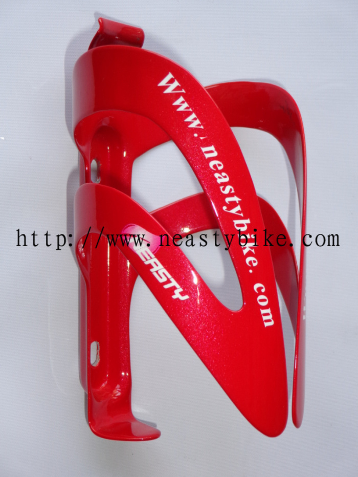 NT-BC1004 Cycling Red and Decal Carbon Fiber Bottle Cage