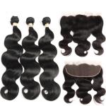 24 Inch Malaysian Body Wave Bundles / Virgin Hair Hair Extensions